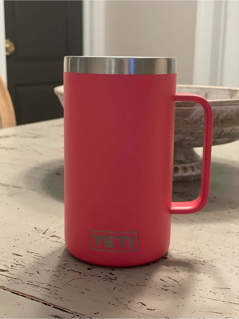 Yeti Rambler 24oz Bimini Pink Mug with Handle
